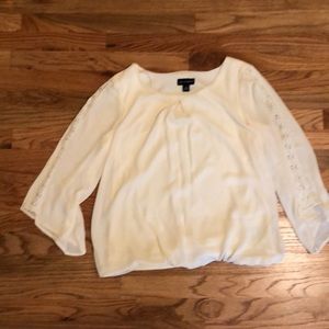 Cream blouse